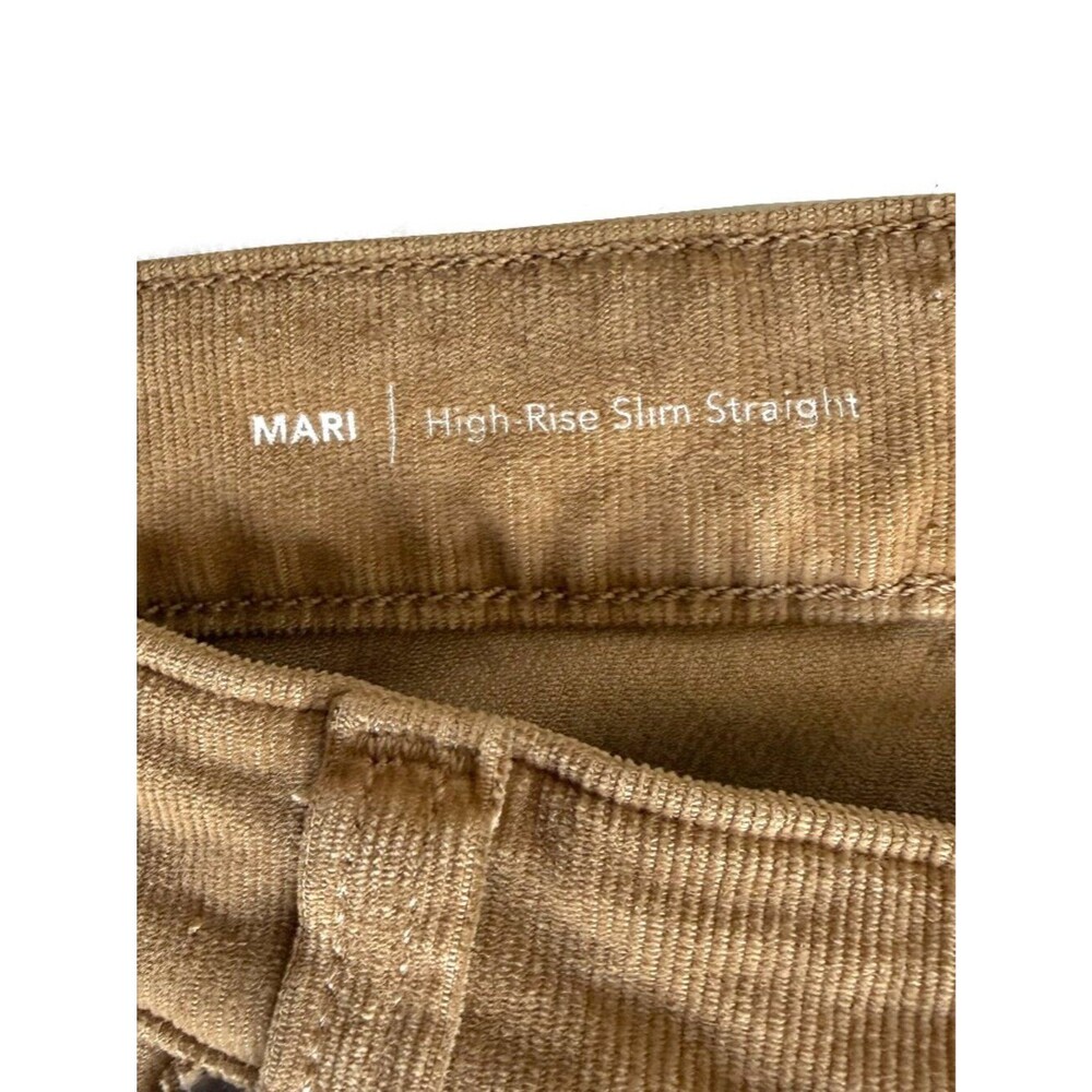 AG Mari Mid Rise Slim Straight Corduroy Pants - Picture 9 of 11